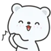 Стикер 14 White Bear