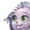 Стикер 3 White Cat