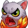 Стикер 25 White Cat