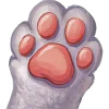 Стикер 28 White Cat
