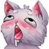 Стикер 16 White Cat