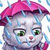 Стикер 2 White Cat