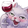 Стикер 50 White Cat