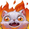 Стикер 32 White Cat
