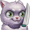 Стикер 41 White Cat