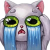 Стикер 23 White Cat