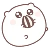 Стикер 15 White Motchiri Hamu