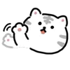 Стикер 2 White Tiger - тигр