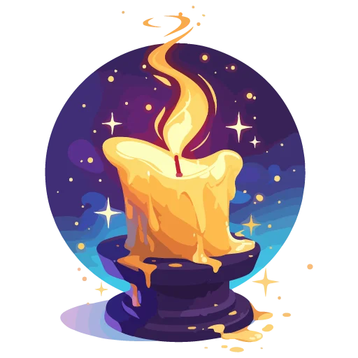 🕯 Стикер «White Witch» для Telegram