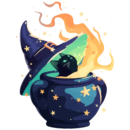 🕳 Стикер «White Witch» для Telegram