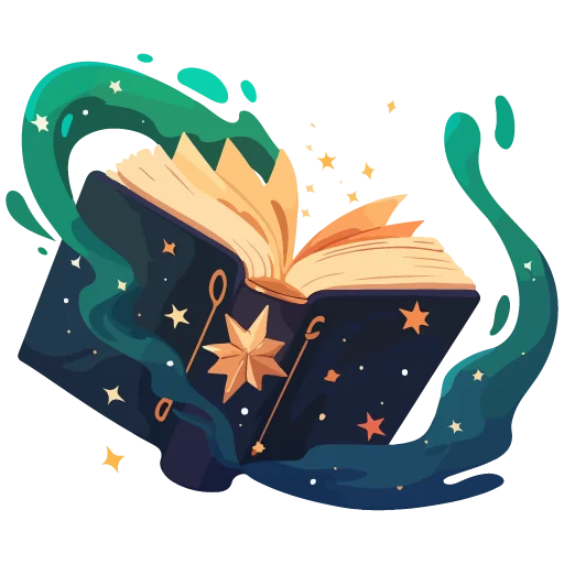 📖 Стикер «White Witch» для Telegram