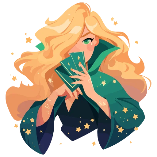 📩 Стикер «White Witch» для Telegram