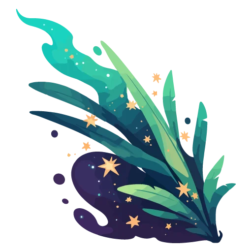 🌿 Стикер «White Witch» для Telegram