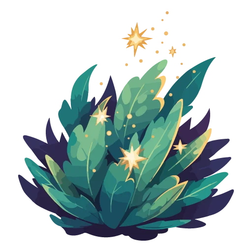🌿 Стикер «White Witch» для Telegram