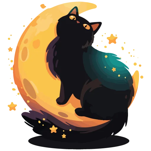 🌙 Стикер «White Witch» для Telegram