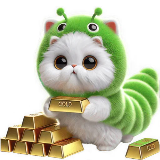 🤑 Стикер «Пушистый Червяк» для Telegram