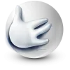 Стикер 44 White Face Emoji