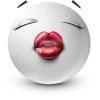 Стикер 58 White Face Emoji