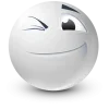 Стикер 2 White Face Emoji