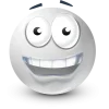 Стикер 39 White Face Emoji