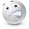 Стикер 41 White Face Emoji