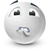 Стикер 32 White Face Emoji
