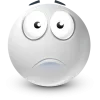 Стикер 37 White Face Emoji