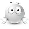 Стикер 54 White Face Emoji