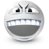 Стикер 33 White Face Emoji