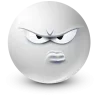 Стикер 16 White Face Emoji