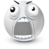 Стикер 48 White Face Emoji