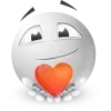 Стикер 60 White Face Emoji