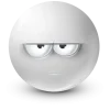 Стикер 23 White Face Emoji