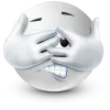 Стикер 55 White Face Emoji
