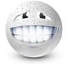 Стикер 7 White Face Emoji