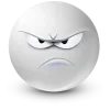 Стикер 34 White Face Emoji