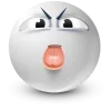 Стикер 26 White Face Emoji