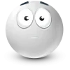 Стикер 10 White Face Emoji