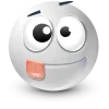 Стикер 14 White Face Emoji