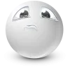 Стикер 19 White Face Emoji