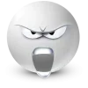 Стикер 21 White Face Emoji