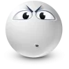 Стикер 28 White Face Emoji