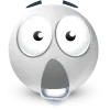 Стикер 29 White Face Emoji