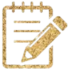 Стикер 32 𝗐𝗁𝗂𝗍𝖾 𝗀𝗈𝗅𝖽