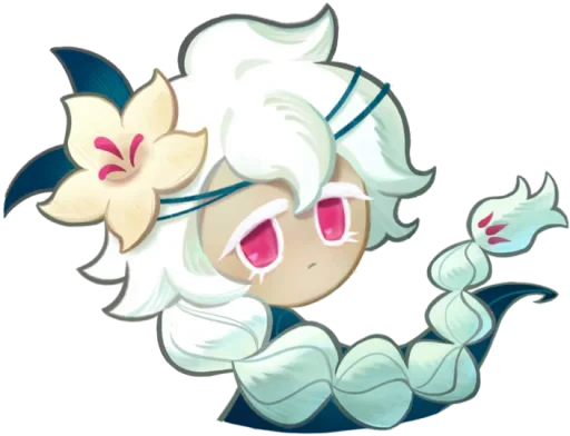 🤩 Стикер «White Lily Cookie» для Telegram