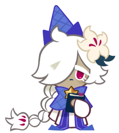 🤩 Стикер «White Lily Cookie» для Telegram