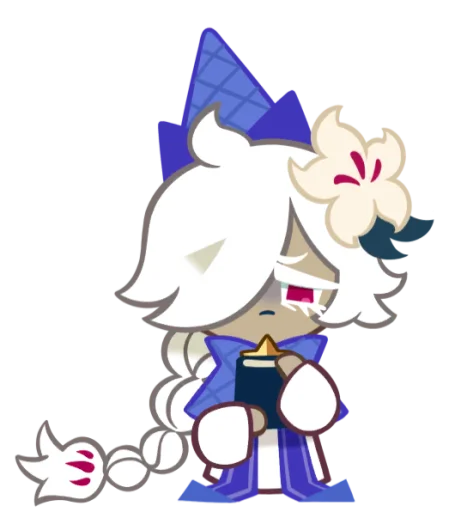 🤩 Стикер «White Lily Cookie» для Telegram