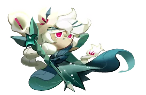 🤩 Стикер «White Lily Cookie» для Telegram