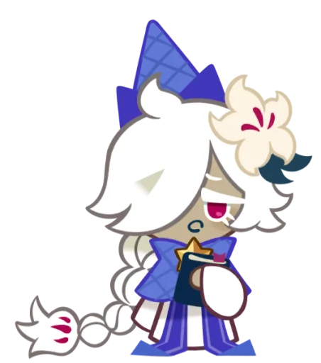 🤩 Стикер «White Lily Cookie» для Telegram