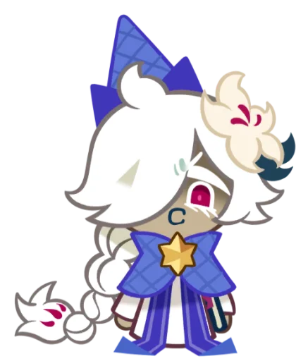 🤩 Стикер «White Lily Cookie» для Telegram
